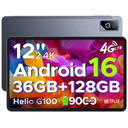 DOOGEE Tab G6 Pro Tablet PC Gemini AI Android 16 12'' 2K Display 9000mAh Battery 8GB RAM 128GB ROM Ultra-thin Body Smart Pad