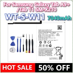 WT-S-W11 7040mAh Brand New Replacement Battery For Galaxy Tab A9+ /Tab 11 SM-X210 Tablet Batteries + Tools