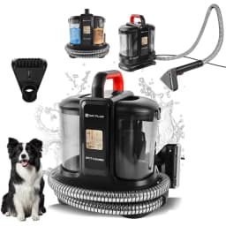 BRIEFNESS Portable Carpet Cleaner Dual Tank Spot Cleaner for Car Seat Pet Stain Upholstery Corded Washer for Sofa Mattress Rug