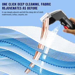 BRIEFNESS Portable Carpet Cleaner Dual Tank Spot Cleaner for Car Seat Pet Stain Upholstery Corded Washer for Sofa Mattress Rug