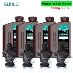 SUNLU 4KG ABS-Like/ Standard / Water-Wash 3D Resin 405nm UV Resin For Most SLA/DLP/LCD 3D Printer Material UV Sensitive 1kg