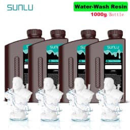 SUNLU 4KG ABS-Like/ Standard / Water-Wash 3D Resin 405nm UV Resin For Most SLA/DLP/LCD 3D Printer Material UV Sensitive 1kg