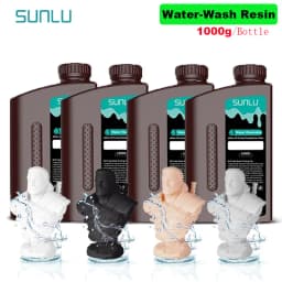 SUNLU 4KG ABS-Like/ Standard / Water-Wash 3D Resin 405nm UV Resin For Most SLA/DLP/LCD 3D Printer Material UV Sensitive 1kg