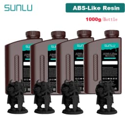 SUNLU 4KG ABS-Like/ Standard / Water-Wash 3D Resin 405nm UV Resin For Most SLA/DLP/LCD 3D Printer Material UV Sensitive 1kg