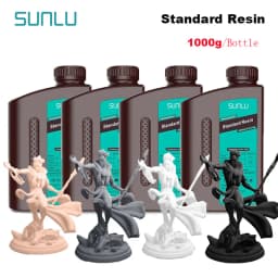 SUNLU 4KG ABS-Like/ Standard / Water-Wash 3D Resin 405nm UV Resin For Most SLA/DLP/LCD 3D Printer Material UV Sensitive 1kg