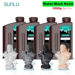 SUNLU 4KG ABS-Like/ Standard / Water-Wash 3D Resin 405nm UV Resin For Most SLA/DLP/LCD 3D Printer Material UV Sensitive 1kg