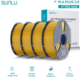 SUNLU PLA PLUS 2.0 3D Filament 1.75mm Stronger Robust Multicolor Upgrade Pla High Speed Printing Filament for Most FDM Printer