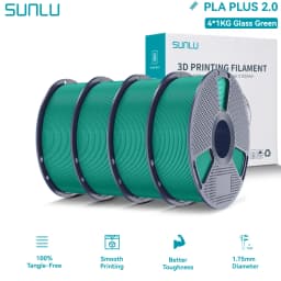 SUNLU PLA PLUS 2.0 3D Filament 1.75mm Stronger Robust Multicolor Upgrade Pla High Speed Printing Filament for Most FDM Printer