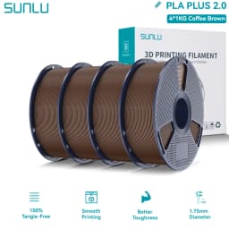SUNLU PLA PLUS 2.0 3D Filament 1.75mm Stronger Robust Multicolor Upgrade Pla High Speed Printing Filament for Most FDM Printer
