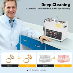 3.2L Ultrasonic Cleaner Stainless Steel Ultrasonic Cleaning Machine Glasses Jewelry Washing Tool TH-20A Ultrasonic Washing Bath