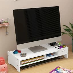 Notebook Computer Stand Computer Desktop Monitor Stand Laptop TV Display Screen Storage PC Riser Shelf