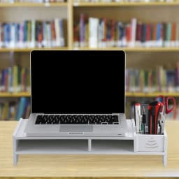 Notebook Computer Stand Computer Desktop Monitor Stand Laptop TV Display Screen Storage PC Riser Shelf