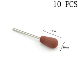 6pcs/set Rubber Silicon Nail Drill Milling Cutter for Manicure Bit Flexible Polisher Machine Electric Nail File Art Tools