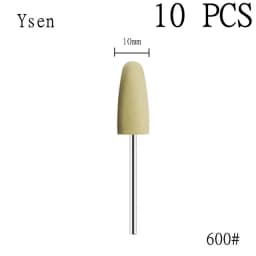 6pcs/set Rubber Silicon Nail Drill Milling Cutter for Manicure Bit Flexible Polisher Machine Electric Nail File Art Tools