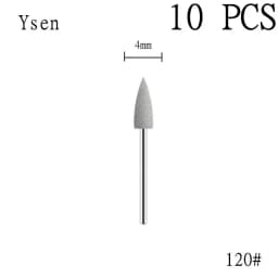6pcs/set Rubber Silicon Nail Drill Milling Cutter for Manicure Bit Flexible Polisher Machine Electric Nail File Art Tools