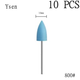 6pcs/set Rubber Silicon Nail Drill Milling Cutter for Manicure Bit Flexible Polisher Machine Electric Nail File Art Tools