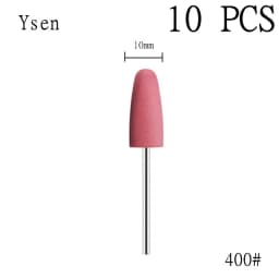 6pcs/set Rubber Silicon Nail Drill Milling Cutter for Manicure Bit Flexible Polisher Machine Electric Nail File Art Tools