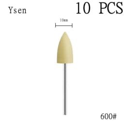 6pcs/set Rubber Silicon Nail Drill Milling Cutter for Manicure Bit Flexible Polisher Machine Electric Nail File Art Tools