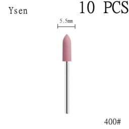 6pcs/set Rubber Silicon Nail Drill Milling Cutter for Manicure Bit Flexible Polisher Machine Electric Nail File Art Tools