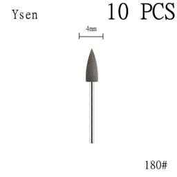 6pcs/set Rubber Silicon Nail Drill Milling Cutter for Manicure Bit Flexible Polisher Machine Electric Nail File Art Tools