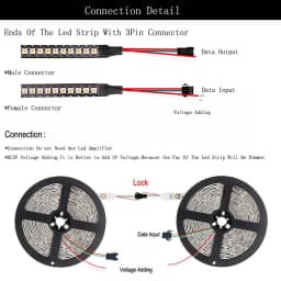 SK6812 RGBW Led Strip Light 4 IN 1 Similar WS2812B 30 60 144 LEDs/m Individual Addressable RGBWW Led Lights IP30 65 67 DC5V