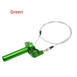 ZSDTRP 7/8'' CNC Aluminum Twist Throttle Handle Grip + Cable Replacement For Dirt Bike Quad ATV Pit 50cc 125cc 150cc 250cc