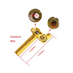 ZSDTRP 7/8'' CNC Aluminum Twist Throttle Handle Grip + Cable Replacement For Dirt Bike Quad ATV Pit 50cc 125cc 150cc 250cc