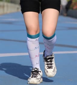 24 Style Compression Socks Women & Men Best Running, Athletic Sports Crossfit Flight Travel Nurses Running Athletic Stocking