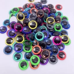 10mm Dragon Eyes Round Glass Cabochon Flatback Photo Dome Accessory Jewelry Finding Pendant Base In Pairs 50pcs/Lot K05386