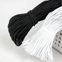 1/2/3/4/5mm High-Quality Round Elastic Band Cord Elastic Rubber White Black Stretch Rubber For Sewing Garment DIY Accessories
