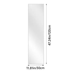 Voltsify Modern Metal Frame Full Length Wall-Mounted Mirror for Living Room Bedroom