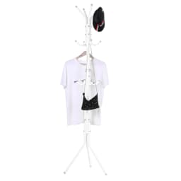 Coat Hat Tree Stand Coat Hat Tree Multi Hook Metal Coat Hat Rack Tree Stand Clothes Bag Hanger Organizer for Home Bedroom