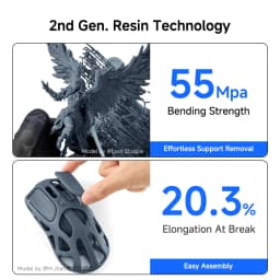 NEW Anycubic 2.0 Resin 3D Printer Photopolymer ABS-Like Resin Higher Toughness & Resilience Fast Curing High Precision Resin