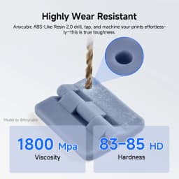 NEW Anycubic 2.0 Resin 3D Printer Photopolymer ABS-Like Resin Higher Toughness & Resilience Fast Curing High Precision Resin