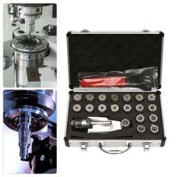 19 PCS ER32 Spring Collet Set 2-20mm, 0.015mm High Precision Collet Chuck Kit for CNC Milling Engraving Machine