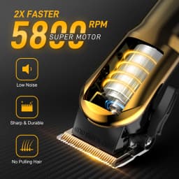 Sejoy Electric Hair Trimmer Cordless Professional Rechargeable Shaver Hair Cutting Machine for Men Hair Clipper Barber Shop