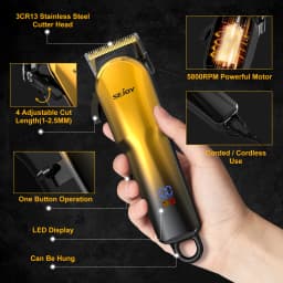 Sejoy Electric Hair Trimmer Cordless Professional Rechargeable Shaver Hair Cutting Machine for Men Hair Clipper Barber Shop