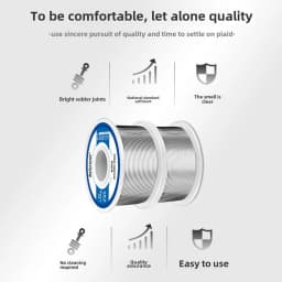 High Purity Solder Wire Fusible Tin Easy Melt 50g/100g Rosin Core Tin Dia 0.8MM CPU Wire Circuit Repair Welding tool Accessorie