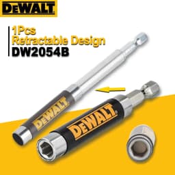 DEWALT DW2054B Magnetic Screw Drive Guide Drill Bit Holder for Driver Socket Magnetic 1/4in Bit Holder Adapter Tool Accessories