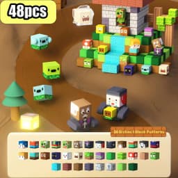 Magnetic Building Blocks Mine World Magnetic Forest House Brick Cube Toys Set STEM Sensory 2026 Best Gift for 3+ Boy Girl Kid