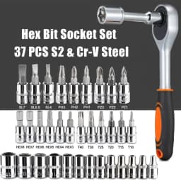46-piece socket wrench set for auto repair kit - small fly 1/4 ratchet wrench set for household hardware maintenance
