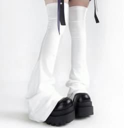 1 Pairs Leg Warmers Y2K Harajuku Punk Knee Socks Japanese Style Spicy Femboys Over The Knee Horn Shapeds Cuffs Sexy Accessories