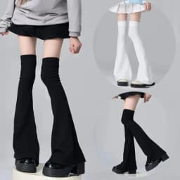 1 Pairs Leg Warmers Y2K Harajuku Punk Knee Socks Japanese Style Spicy Femboys Over The Knee Horn Shapeds Cuffs Sexy Accessories