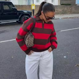Autumn Women's New Sweater Blouse 2026 Fashion Striped Knit Pullover Chic Young Women Travel Joker Autumn Street Knit Sweaters