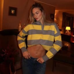 Autumn Women's New Sweater Blouse 2026 Fashion Striped Knit Pullover Chic Young Women Travel Joker Autumn Street Knit Sweaters