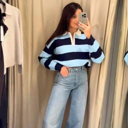 Autumn Women's New Sweater Blouse 2026 Fashion Striped Knit Pullover Chic Young Women Travel Joker Autumn Street Knit Sweaters