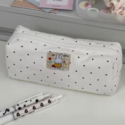 Miffy Pencil Case High Color Value Cartoon Printed Large Capacity Portable Student Cute Stationery Storage Bag for Men and Women