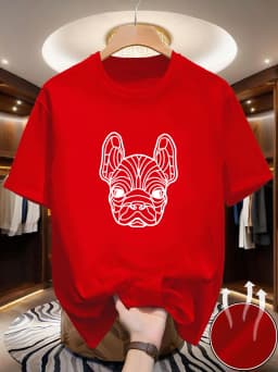 Ein kurzärmeliges Herren-T-Shirt mit Rundhalsausschnitt, ausgestattet mit einer Mischung aus weichem Komfort, hochwertigen Eigen
