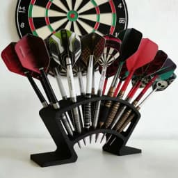 27 Slots Large Capacity Dart Stand Organizer 3D Printed Display Rack for Home Bar Themed Room Decoration Dart Enthusiasts Gift