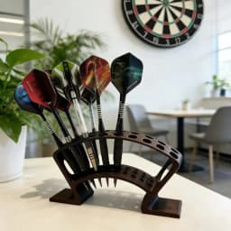 27 Slots Large Capacity Dart Stand Organizer 3D Printed Display Rack for Home Bar Themed Room Decoration Dart Enthusiasts Gift